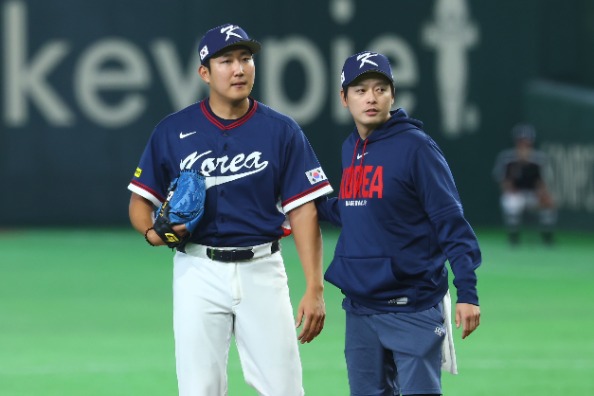 緊急降板となった韓国代表のソン・ジュヨン【写真：加治屋友輝】