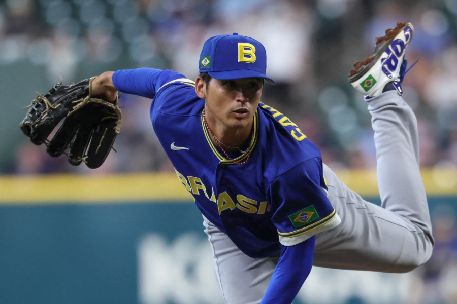ブラジル代表の沢山優介【写真：ロイター】