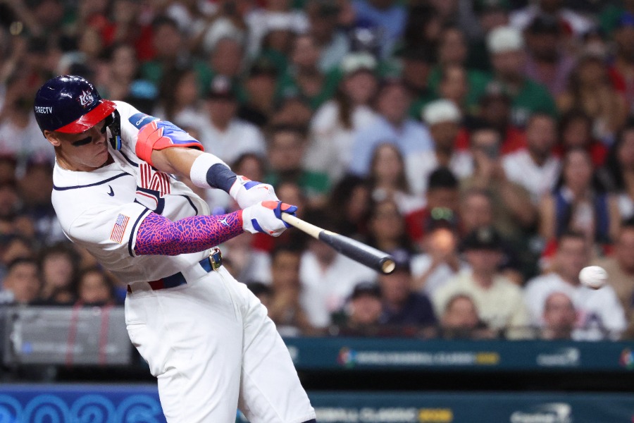 2号2ランを放った米国代表のアーロン・ジャッジ【写真：ロイター】