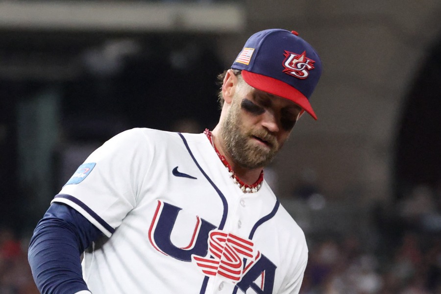 米国代表のブライス・ハーパー【写真：ロイター】