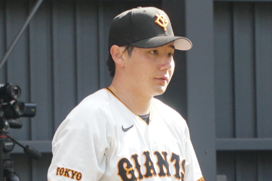 巨人・竹丸和幸【写真：湯浅大】