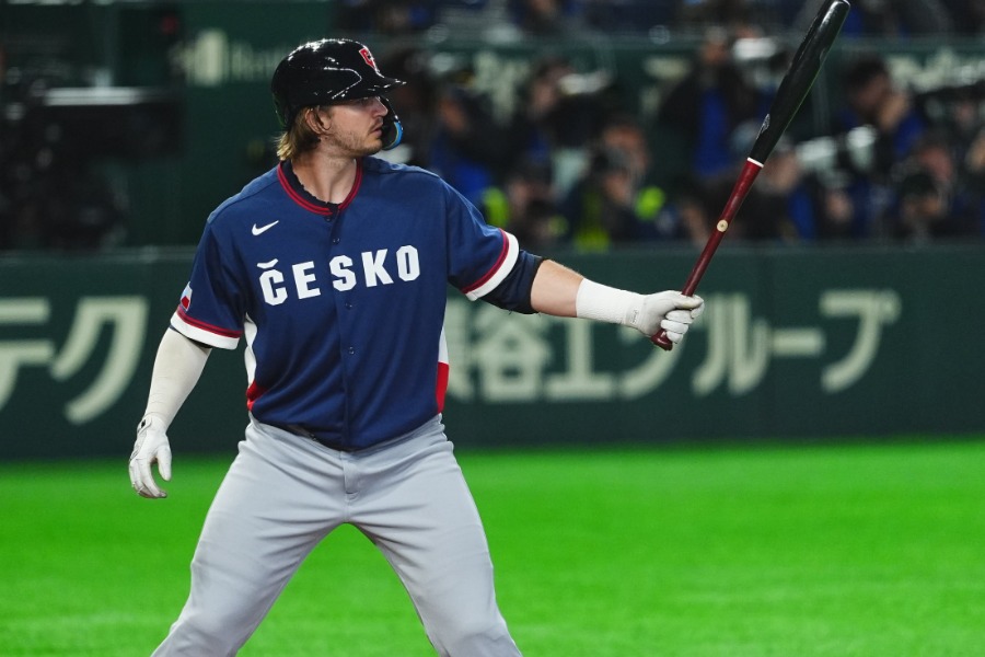 チェコ代表のマルティン・チェルベンカ【写真：小林靖】