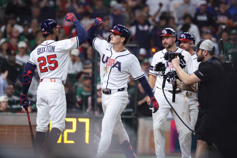 米国代表ナイン【写真：ロイター】