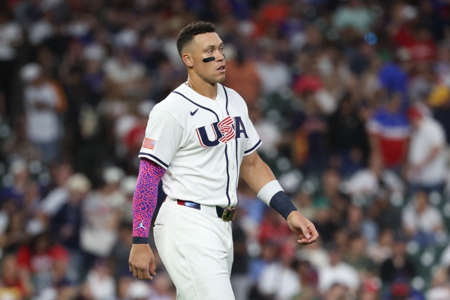 米国代表のアーロン・ジャッジ【写真：ロイター】