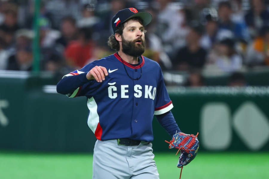 チェコ代表のオンジェイ・サトリア【写真：加治屋友輝】