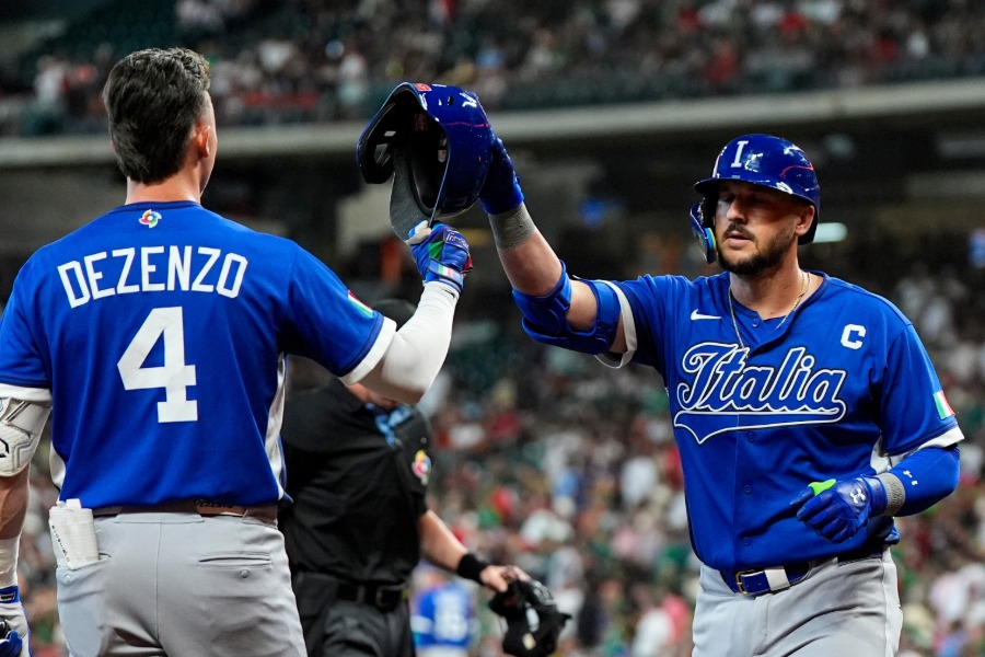 メキシコ戦で本塁打を放ったイタリア代表のビニー・パスカンティーノ【写真：アフロ】