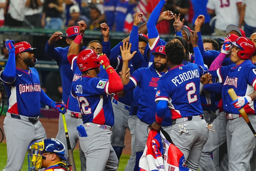 本塁打を放ったドミニカ共和国代表のフアン・ソト【写真：荒川祐史】