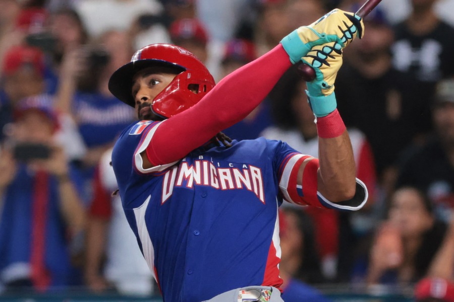 ドミニカ共和国代表のフェルナンド・タティスJr.【写真：ロイター】