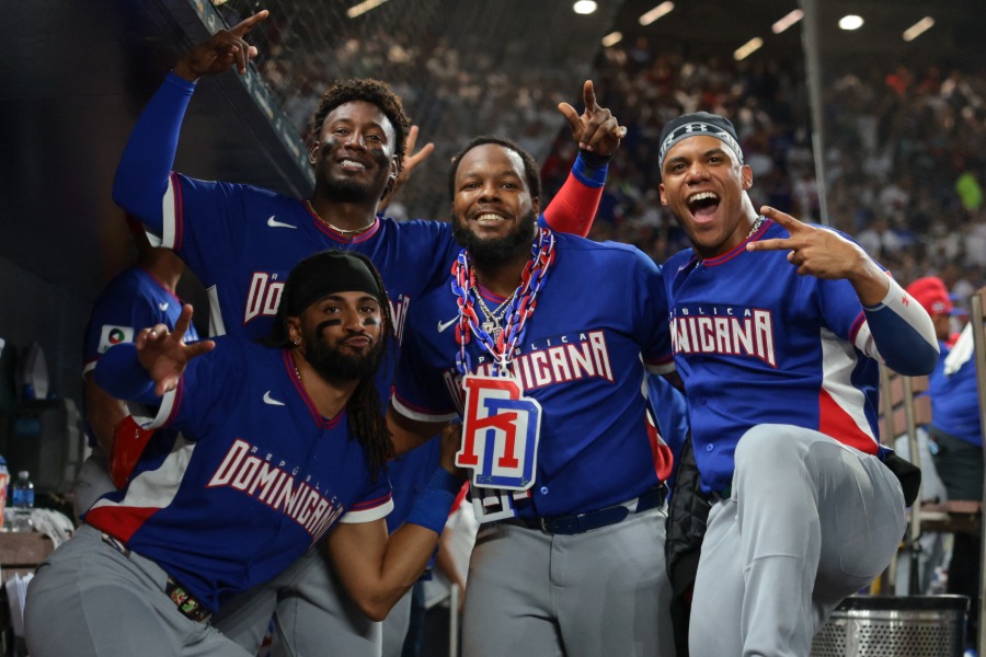 本塁打を放ったドミニカ共和国代表のブラディミール・ゲレーロJr.【写真：ロイター】