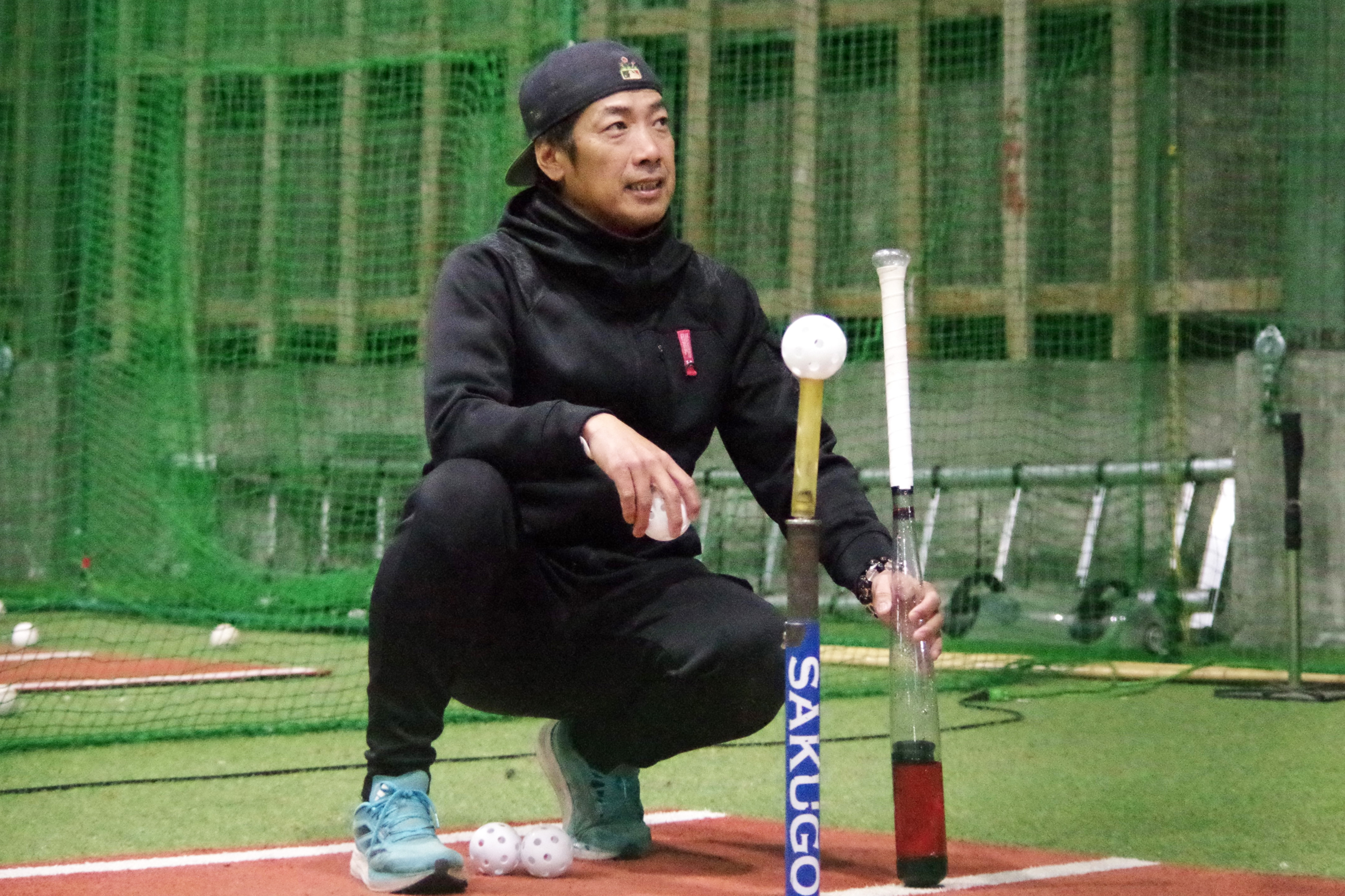 野球塾「J-PARK」代表の福原芳之氏【写真：喜岡桜】