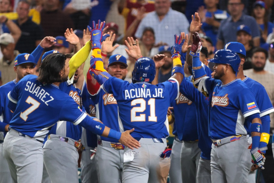 ベネズエラ代表ナイン【写真：ロイター】