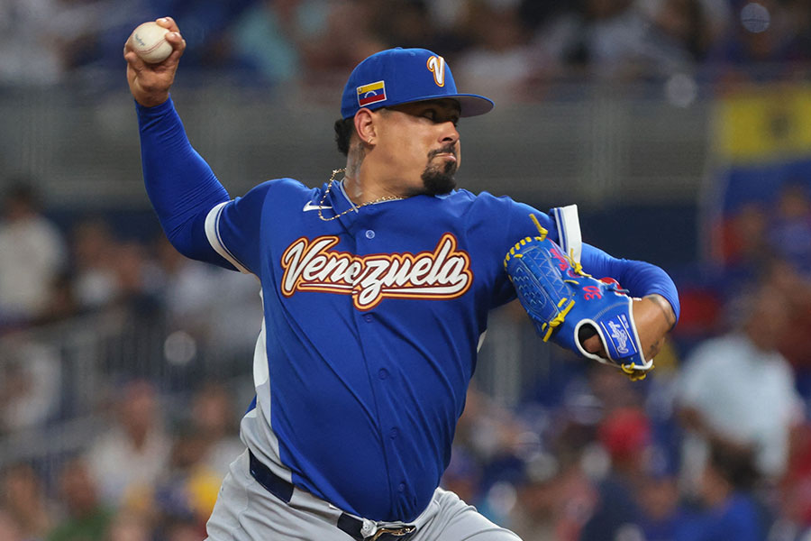 ベネズエラ代表のアンドレス・マチャド【写真：ロイター】