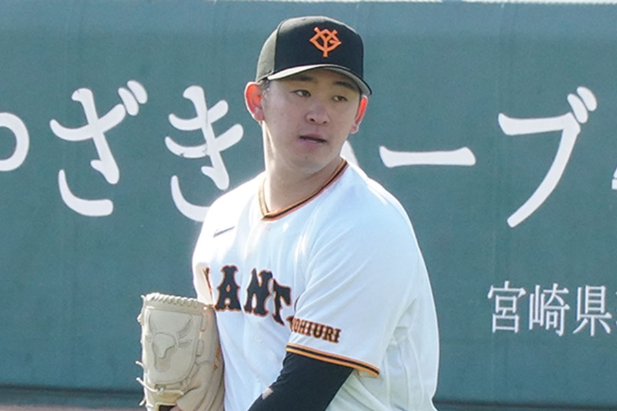 巨人・北浦竜次【写真：湯浅大】