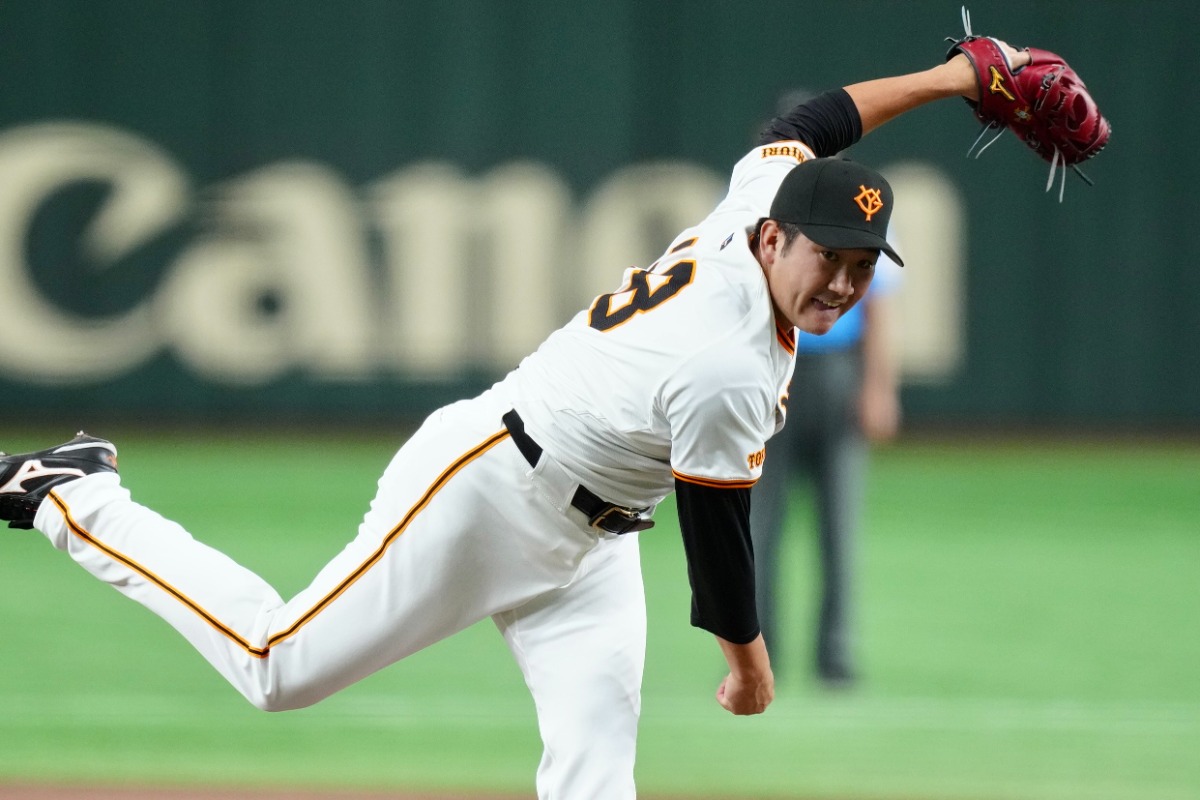 巨人時代の菅野智之【写真：矢口亨】