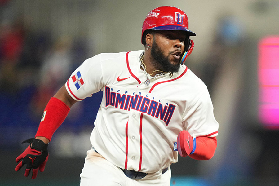 ドミニカ共和国代表のブラディミール・ゲレーロJr.【写真：ロイター】