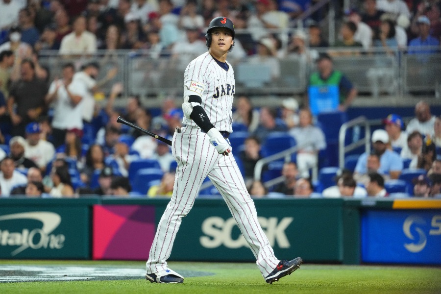 ベネズエラ戦に出場した侍ジャパン・大谷翔平【写真:Getty Images】