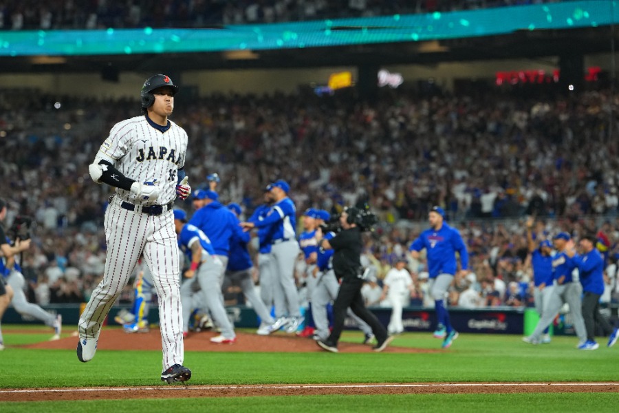 最後の打者となった侍ジャパン・大谷翔平【写真:Getty Images】