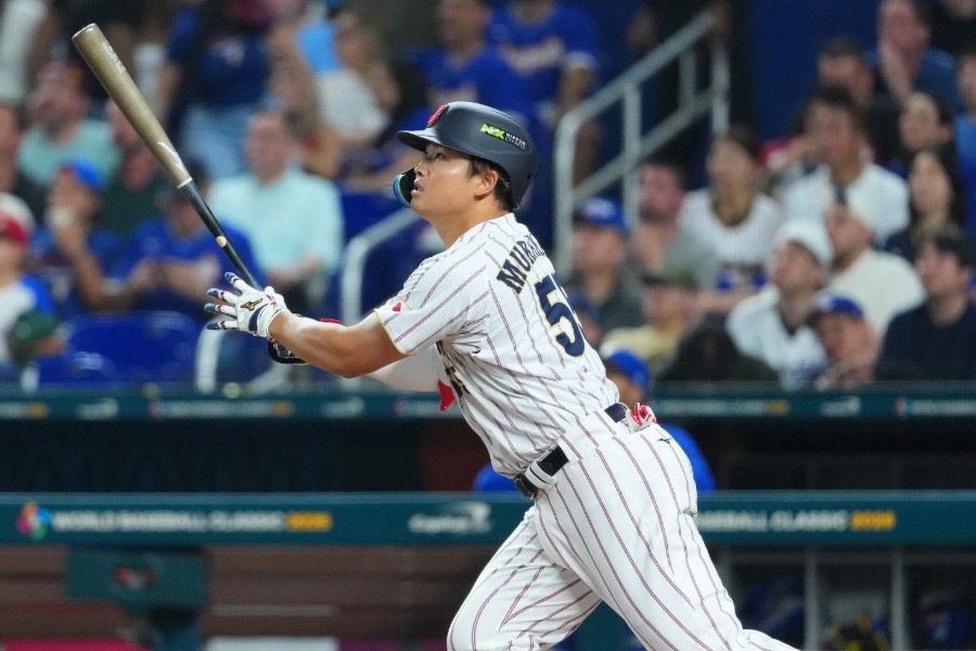 ベネズエラ戦に出場した侍ジャパン・村上宗隆【写真:Getty Images】