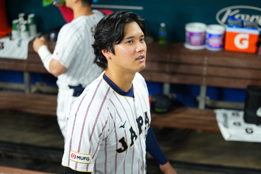 ベネズエラ戦に出場した侍ジャパン・大谷翔平【写真：Getty Images】