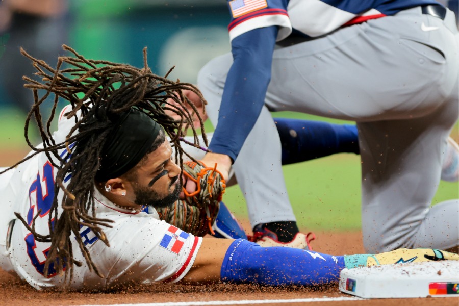 米国戦に出場したドミニカ共和国代表のフェルナンド・タティスJr.【写真:ロイター】