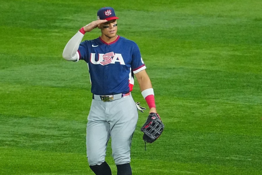 米国代表のアーロン・ジャッジ【写真：荒川祐史】