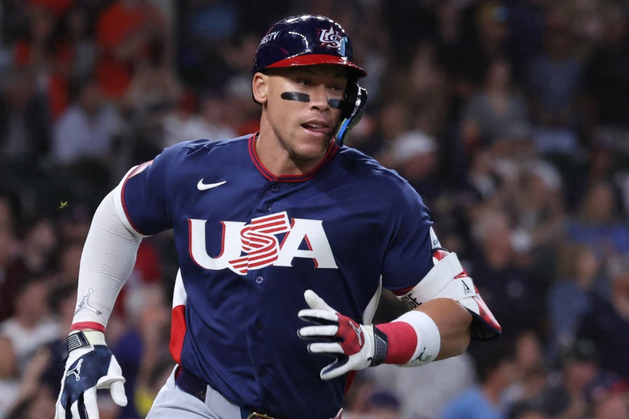 米国代表のアーロン・ジャッジ【写真：ロイター】