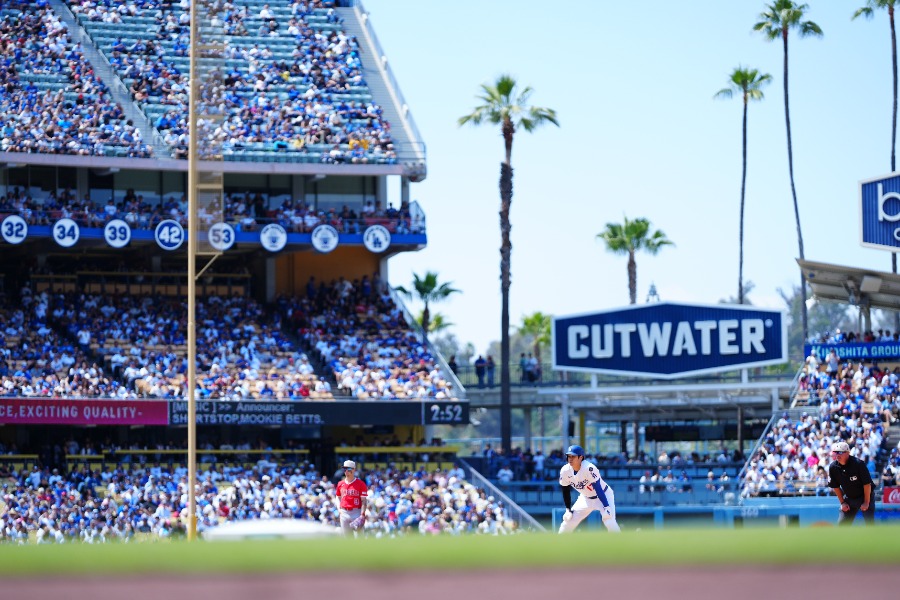 ドジャースタジアム【写真：荒川祐史】