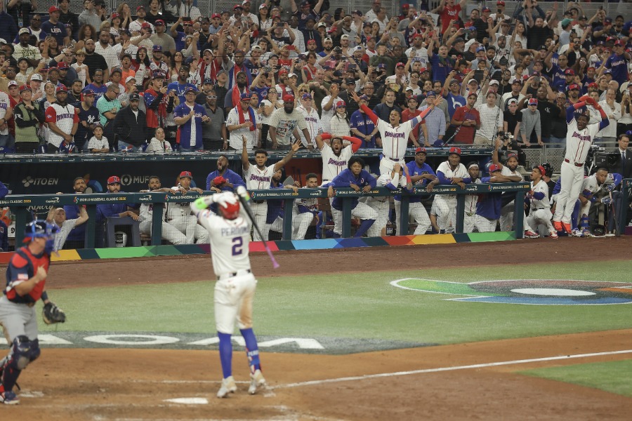 米国に敗れたドミニカ共和国代表【写真:アフロ】