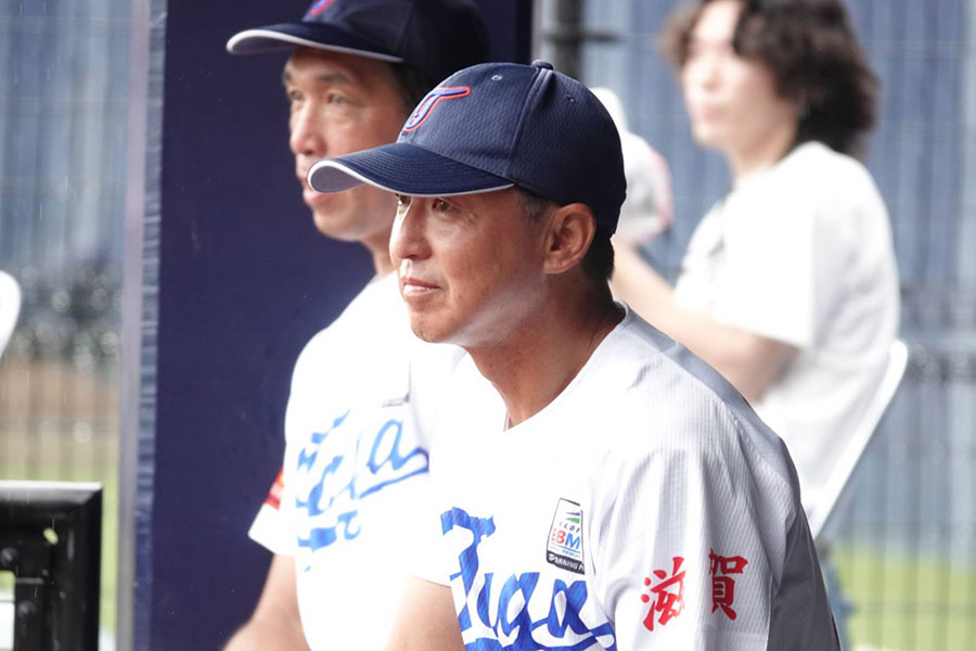 多賀少年野球クラブ・辻正人監督【写真：橋本健吾】