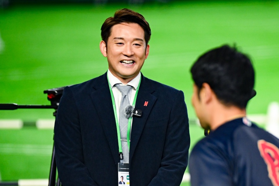 元日本ハム・杉谷拳士氏【写真：中戸川知世】