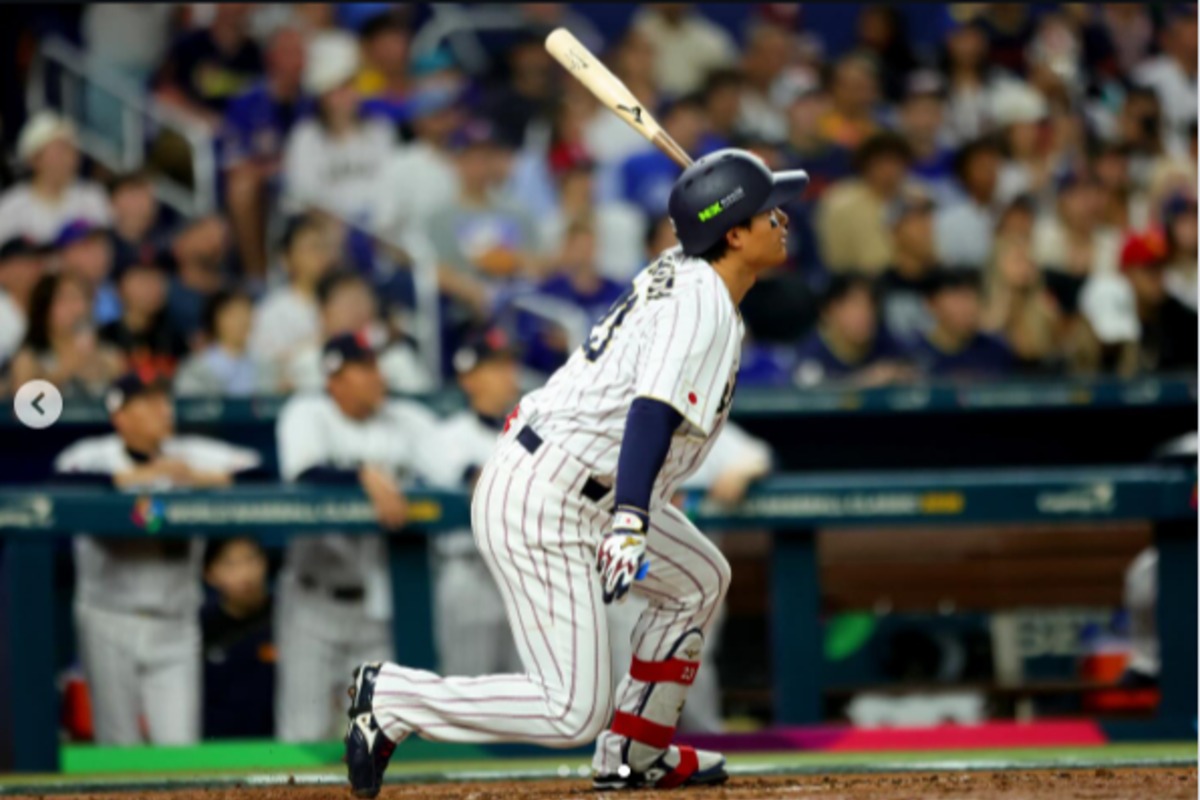 吉田が投稿した森下翔太の3ラン（画像はスクリーンショット）