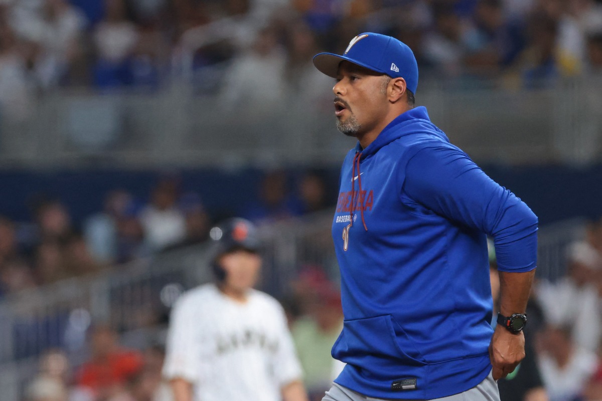 サイ・ヤング賞2度の伝説左腕のヨハン・サンタナ投手コーチ【写真：ロイター】