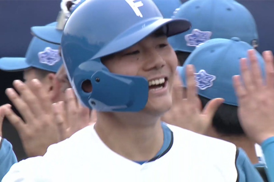 日本ハム・清宮幸太郎【写真：パーソル パ・リーグTV】