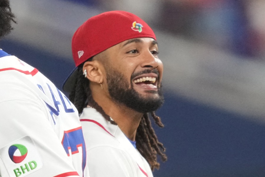 ドミニカ共和国代表としてWBCを戦ったフェルナンド・タティスJr.【写真：ロイター】