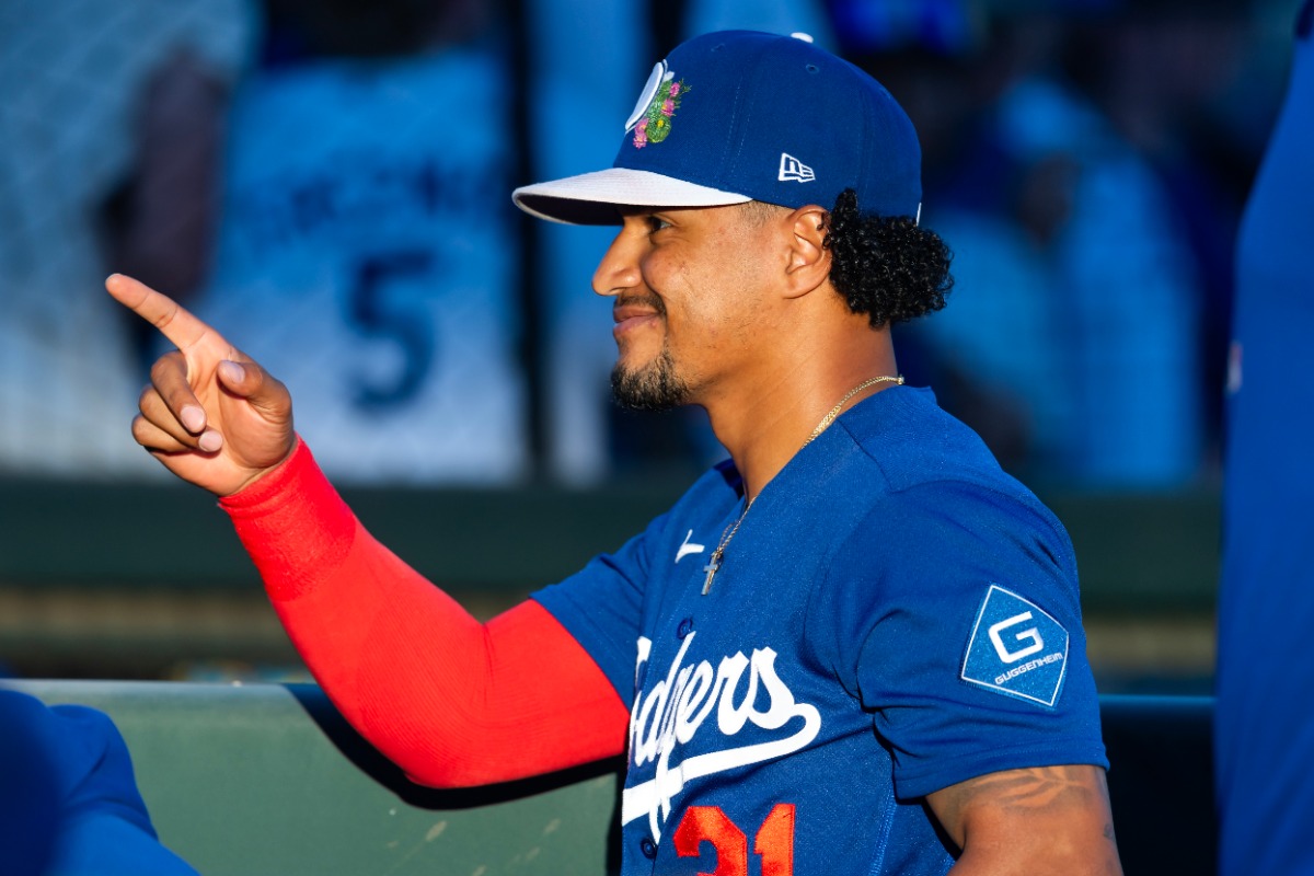 ドジャースのサンティアゴ・エスピナル【写真：アフロ】