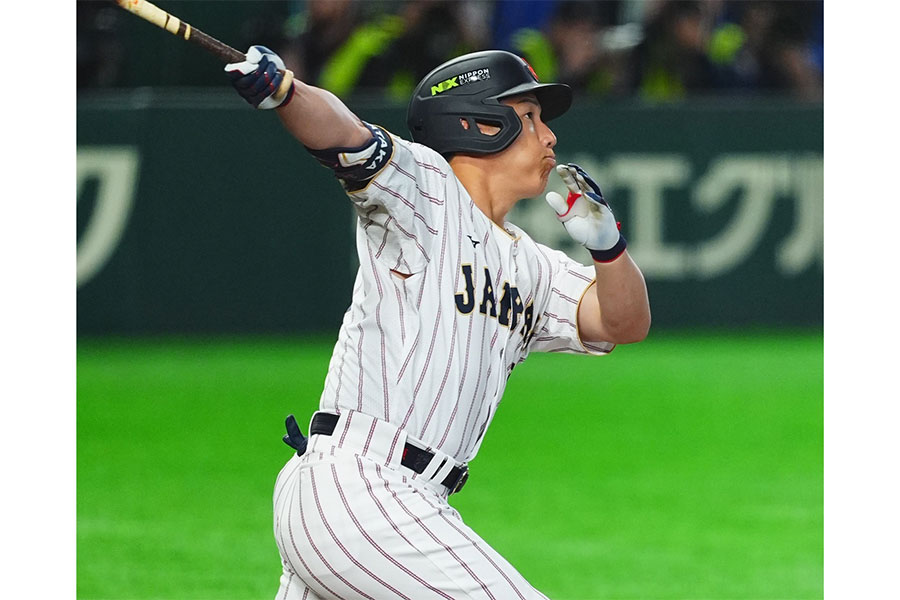 日本代表としてWBCで躍動したレッドソックス・吉田正尚【写真：小林靖】
