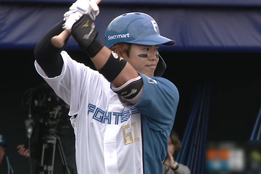 日本ハム・今川優馬【画像：パーソル パ・リーグTV】