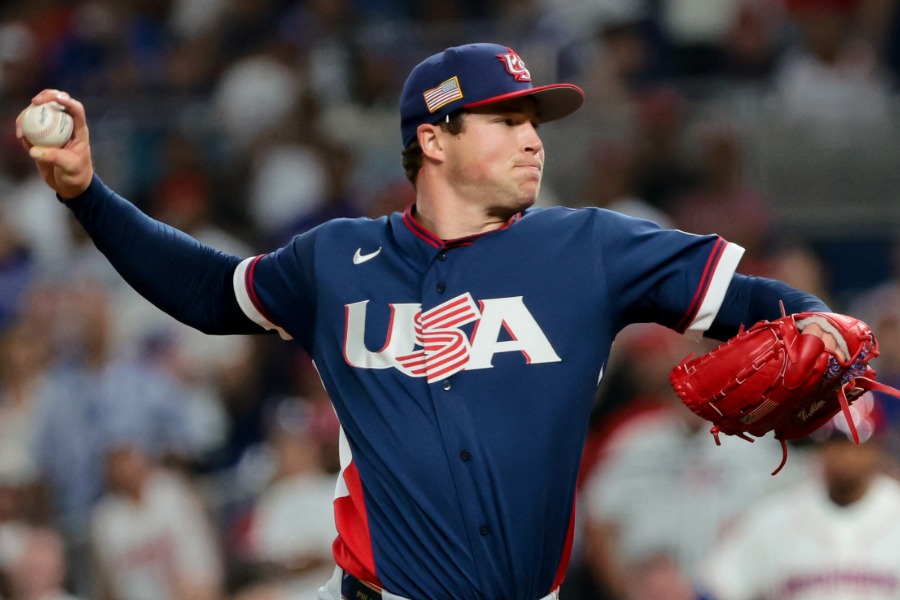 米国代表のメイソン・ミラー【写真：ロイター】