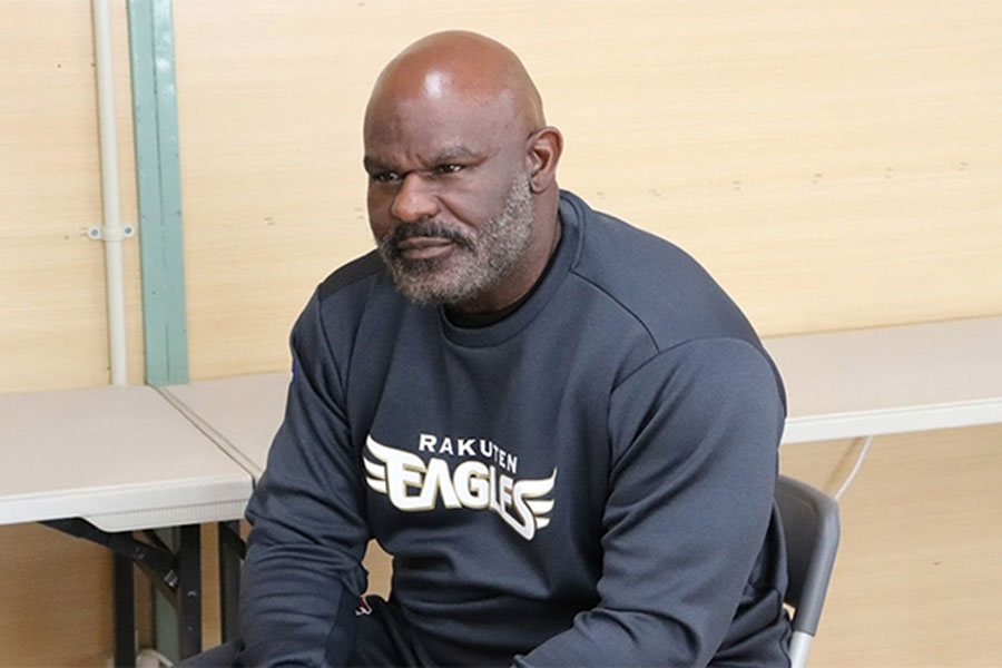 楽天の国際スカウトを務めるデリック・ホワイト氏【写真：PLM】