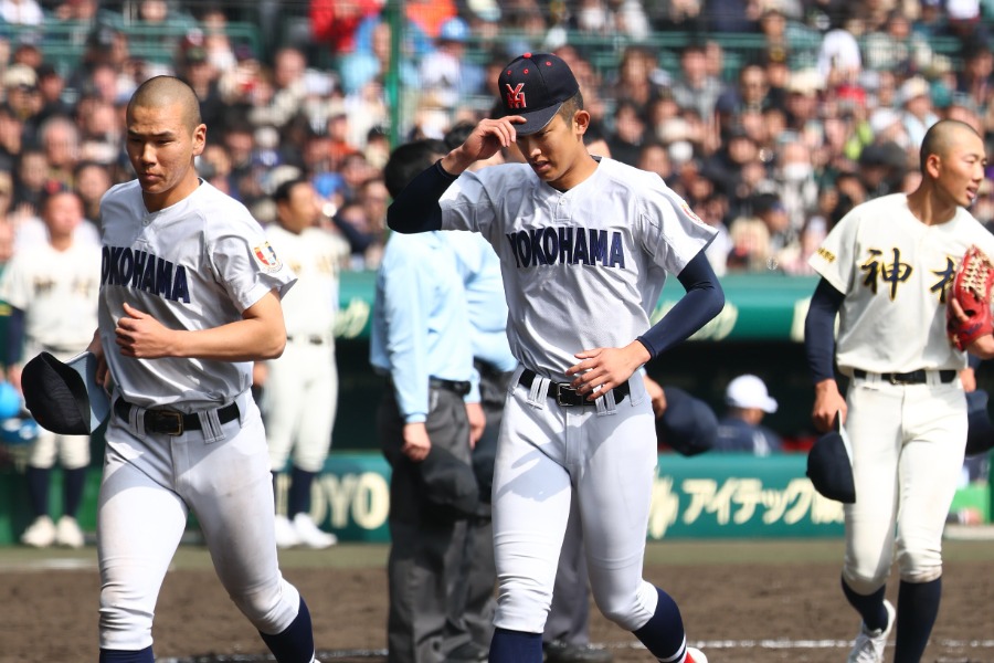 横浜は初戦・神村学園戦で敗れた【写真：加治屋友輝】