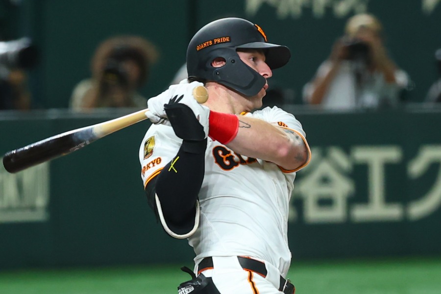 巨人のトレイ・キャベッジ【写真:加治屋友輝】