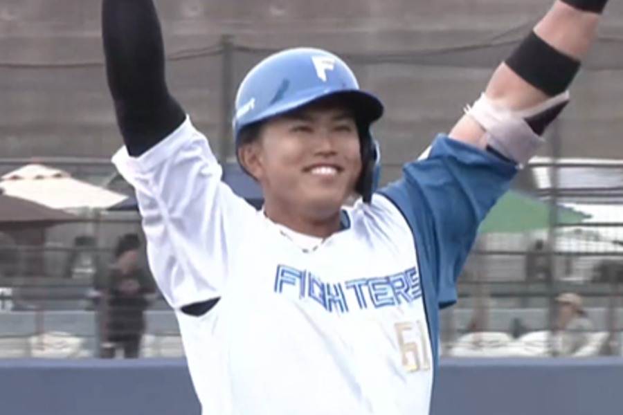 日本ハム・今川優馬【写真：パーソル パ・リーグTV】