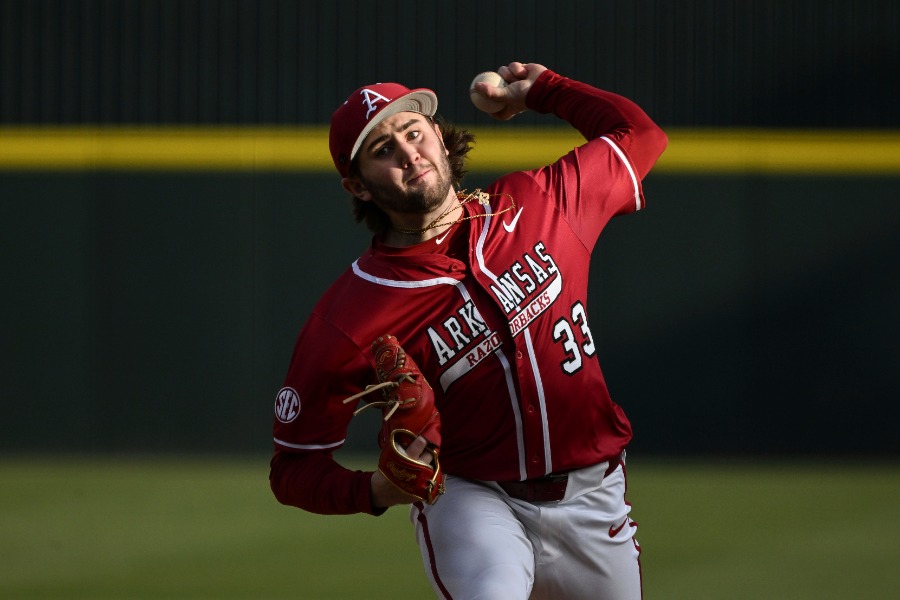 ドジャースのザック・ルート（写真は大学時代）【写真：ロイター】