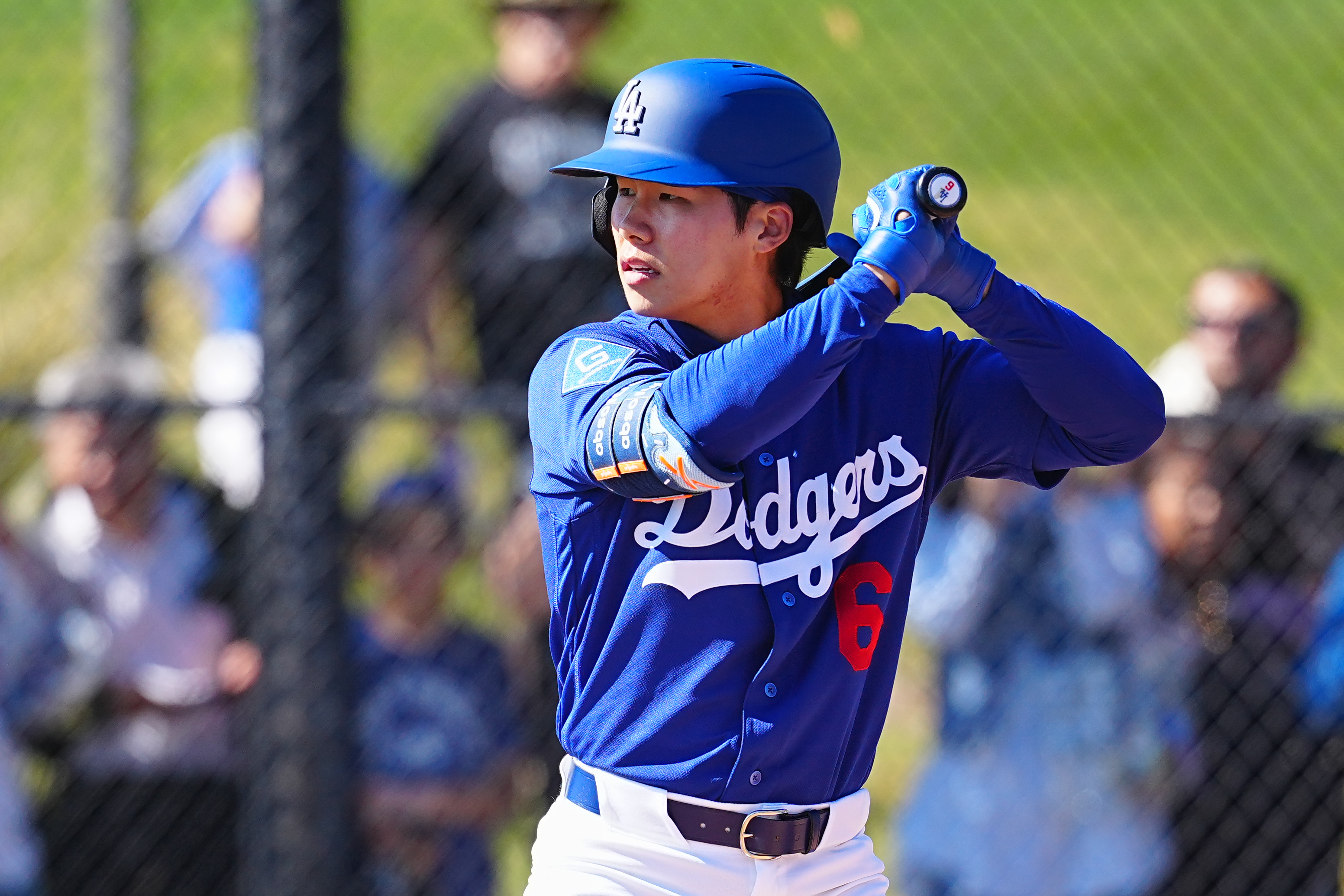 ドジャースのキム・ヘソン【写真:荒川祐史】