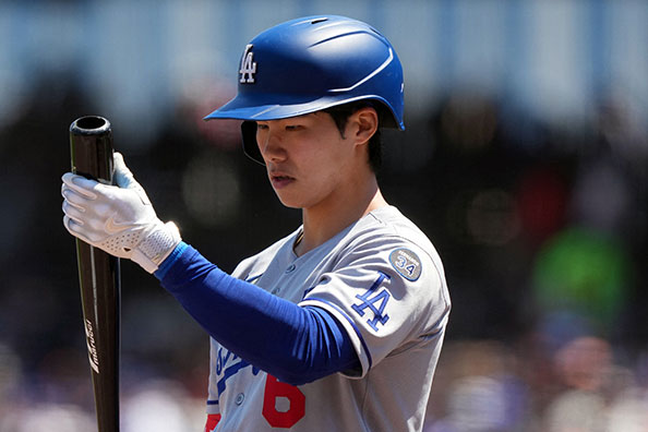 ドジャースのキム・ヘソン【写真：ロイター】