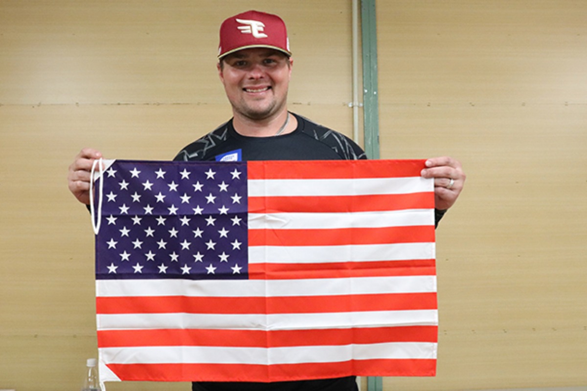 取材に応じた楽天のルーク・ボイト【写真提供:PLM】