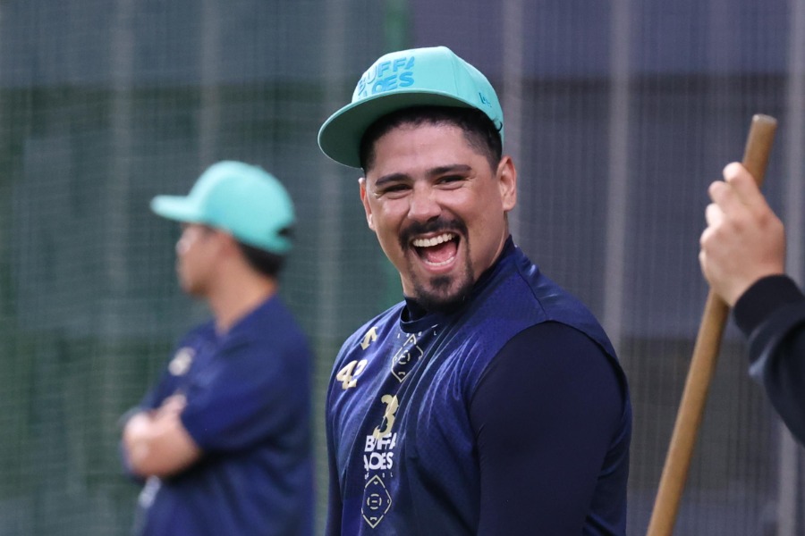 オリックスのアンドレス・マチャド【写真:栗木一考】