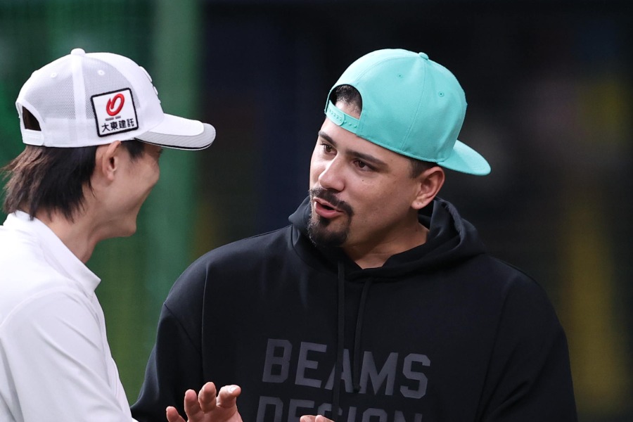 オリックスのアンドレアス・マチャド【写真：栗木一考】