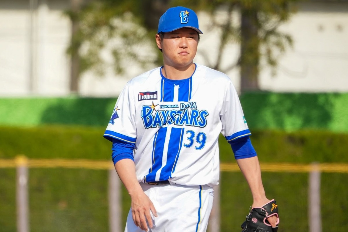 DeNAのA若松尚輝【写真：町田利衣】