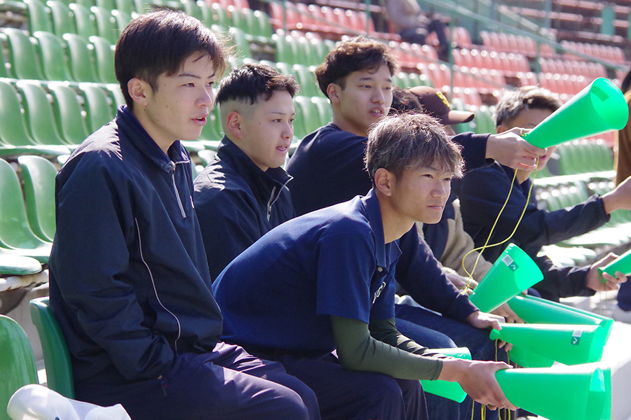 今春卒業した3年生たちもBaseball5効果を実感した【写真：喜岡桜】